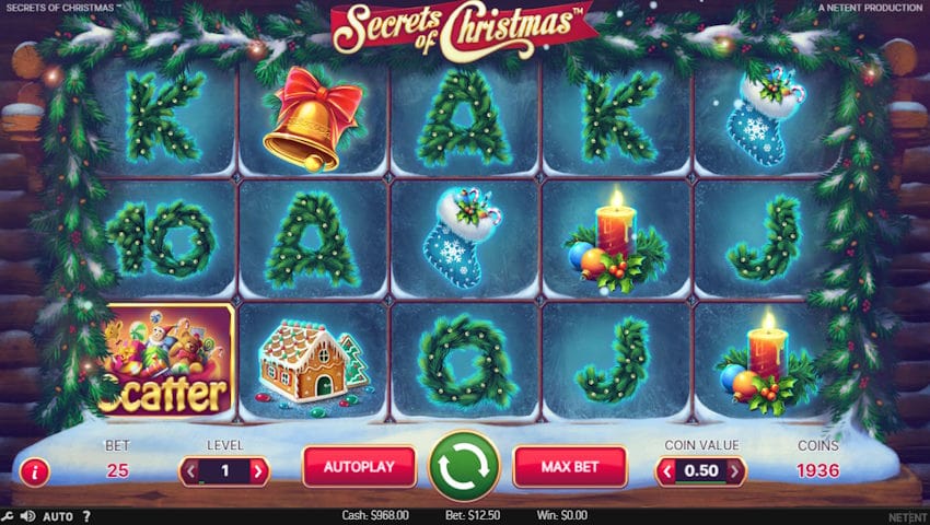 secrets of christmas slot screenshot