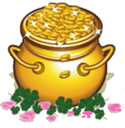 irish eyes pot of gold symbol