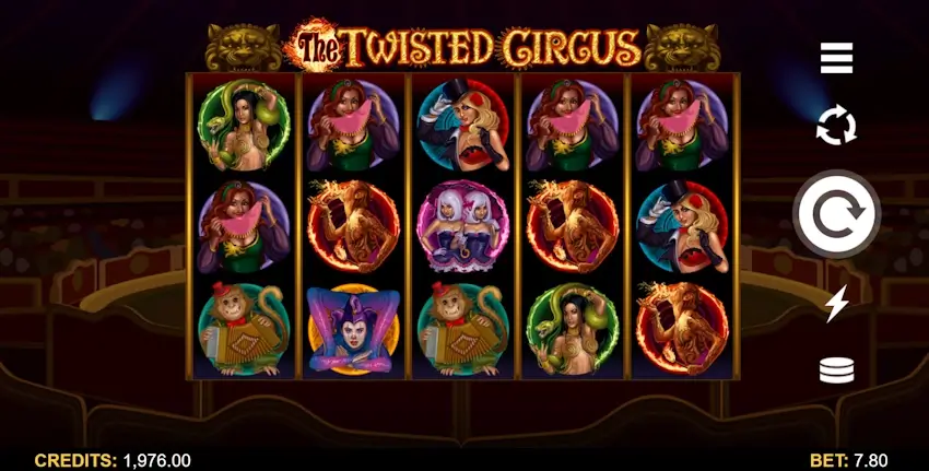twisted circus slot screenshot