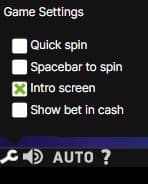 twin spin slot settings