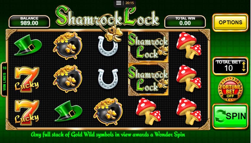 shamrock lock screenshot