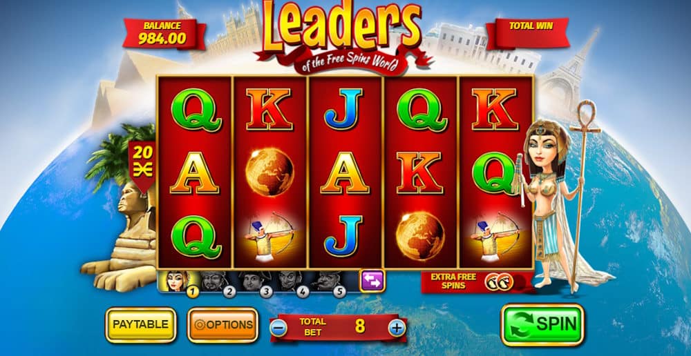 leaders of the free spins world slot
