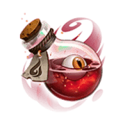 golden elixir red potion symbol