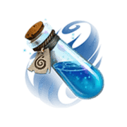 golden elixir blue symbol