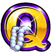 mermaids millions slot Q symbol