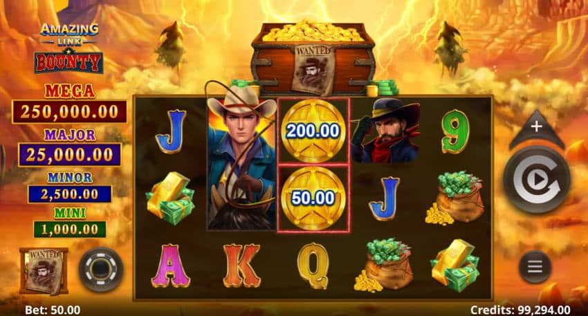 amazing link bounty slot