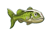 bass boss green fish symbol